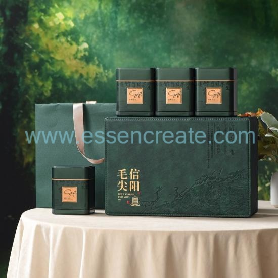 Custom Leather Tea Packaging Box