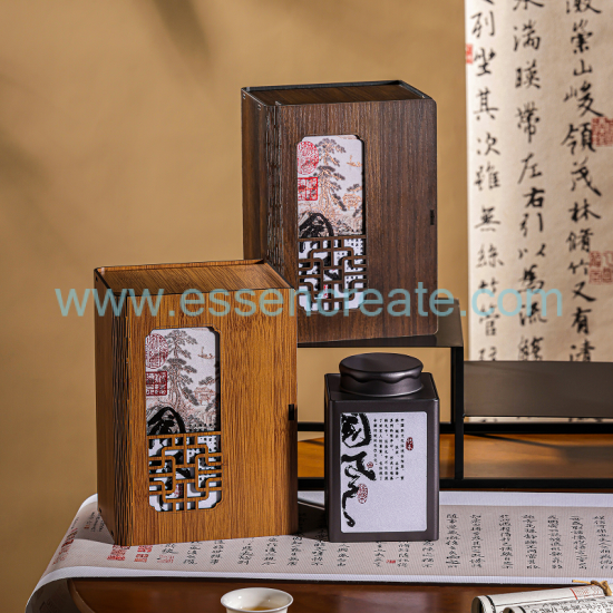 Custom Wooden Tea Packaging