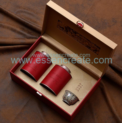 Custom Leather Tea Packaging Box