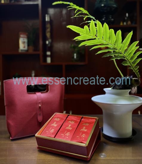 Custom Leather Tea Packaging Box