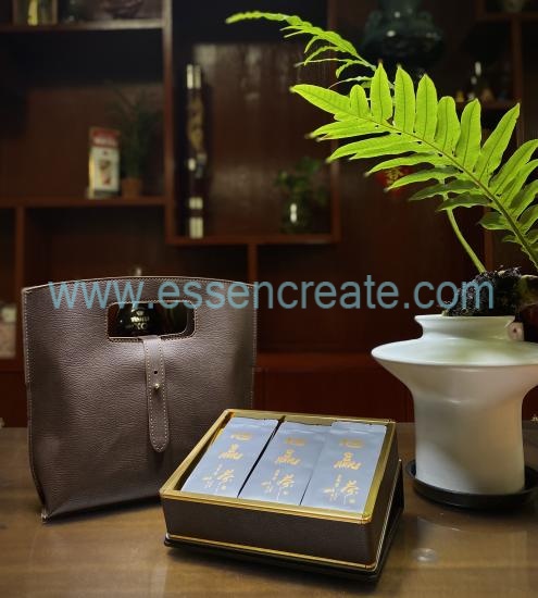 Custom Leather Tea Packaging Box