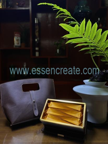 Custom Leather Tea Packaging Box