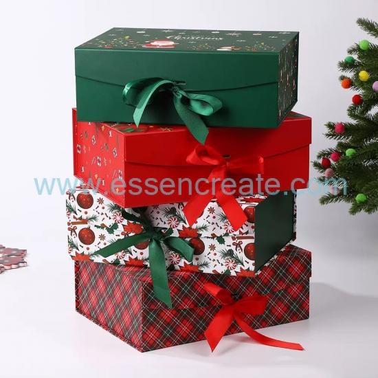 Customizable  Christmas Folding Gift Box Set