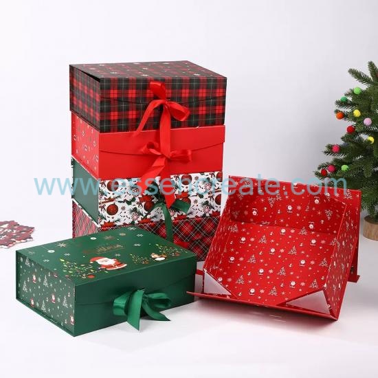 Customizable  Christmas Folding Gift Box Set