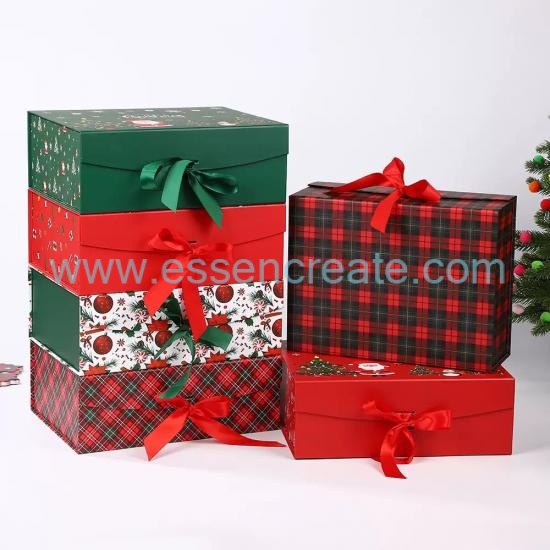 Customizable  Christmas Folding Gift Box Set