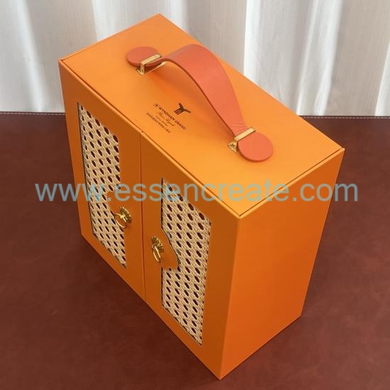 Custom Rattan hollow gift box