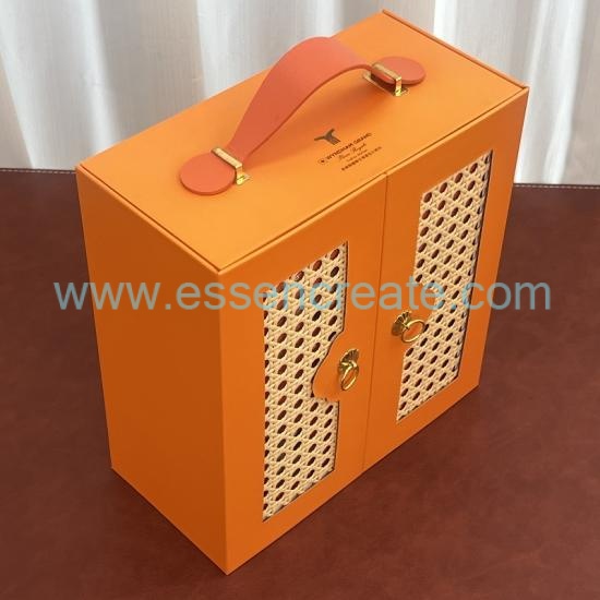 Custom Rattan hollow gift box