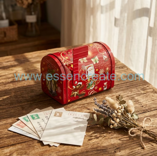 Custom Christmas Gift Tin Box