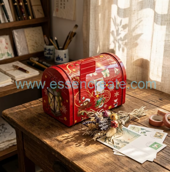 Custom Christmas Gift Tin Box