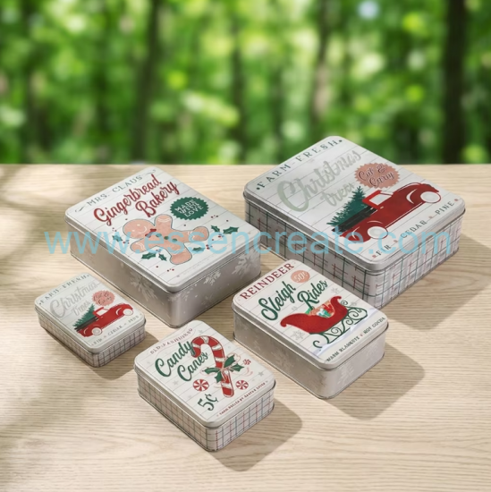 Custom Christmas Gift Tin Box