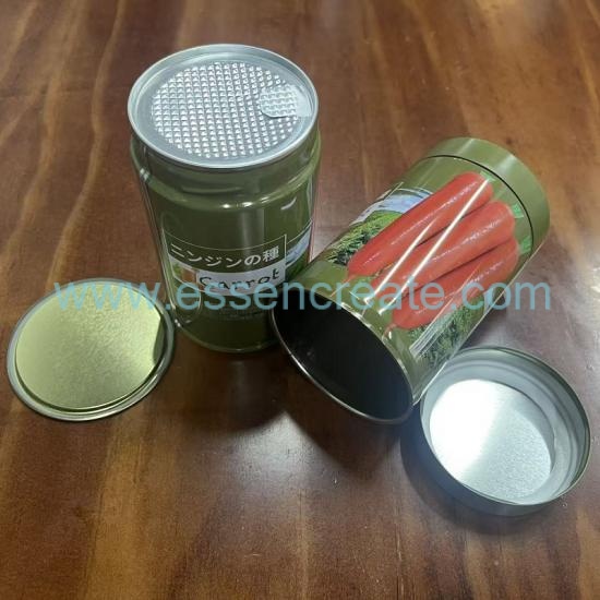 Custom Tea Seed Tin Can