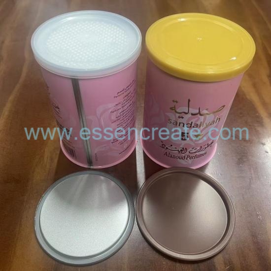 Easy Peel Off Lid Tin Can, Tinplate Metal Can, Round Tin Container, Powder Packaging Tin, Custom Printed Tin Can, Spice Tin, Perfume Powder Tin