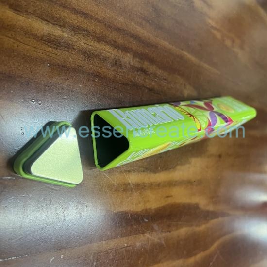 Wholesale Slim Triangle Tin Can,Custom Printed Food Grade Tin Box For Sweets & Dietary Supplement Packaging