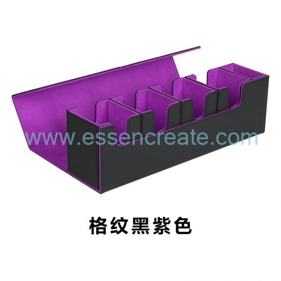 OEM 5-in-1 Separable PU Card Storage Box,Large Capacity Collectible Game Card Holder For TCG MTG Cards