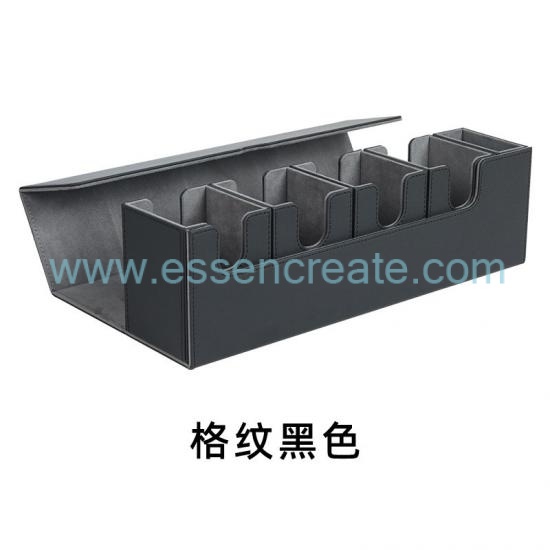OEM 5-in-1 Separable PU Card Storage Box,Large Capacity Collectible Game Card Holder For TCG MTG Cards