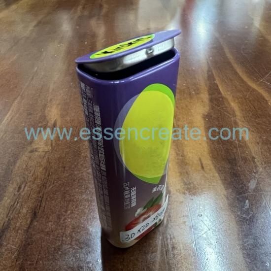 Small Hinged Flip Lid Tin Container, Custom Printed Metal Mint Tin For Hard Candy, Breath Mints Storage