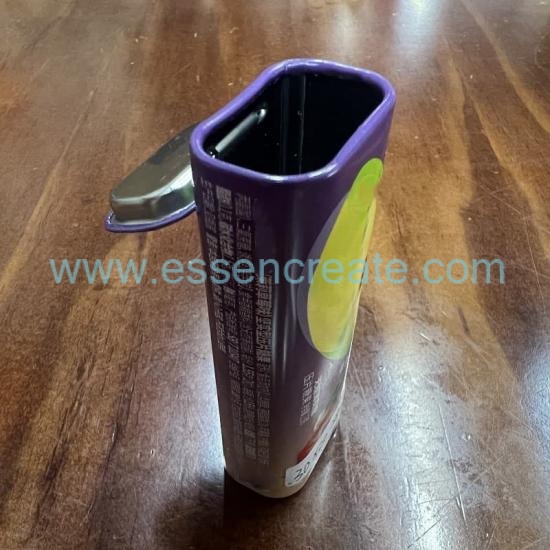 Small Hinged Flip Lid Tin Container, Custom Printed Metal Mint Tin For Hard Candy, Breath Mints Storage