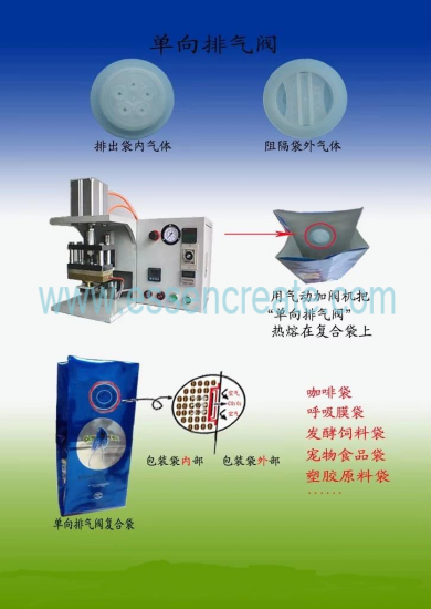 OEM Heat‑Sealable Coffee Degassing Vent Valve, Round One‑Way Air Valve For Coffee Bag Application