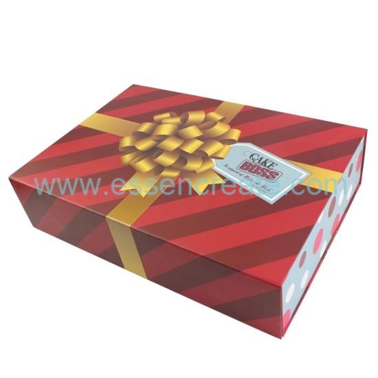 Luxury Collapsible Magnetic Paper Gift Box, Custom Hard Folding Box With Tailored Foam Inner For Assembled Gift Sets