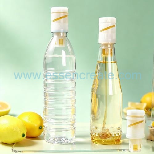 Detachable Pre-filled Twist Cap, Beverage Additive Storage Lid for Mineral Water Bottle Custom